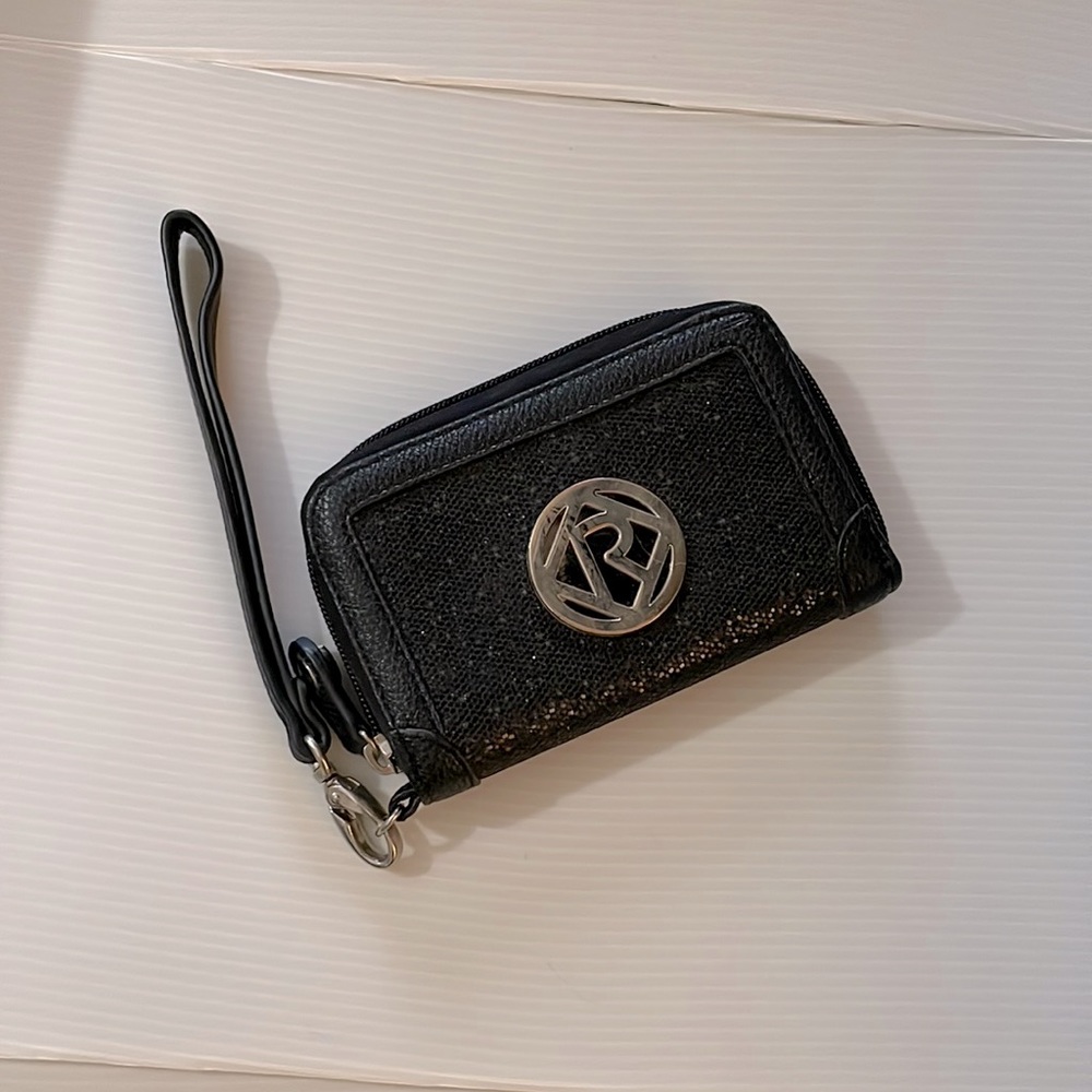 Relic Black Sparkly wristlet wallet
